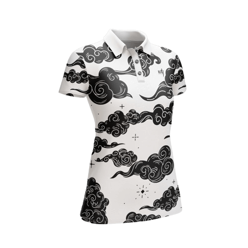 WTF Golf Shirt | Dark Clouds - Image 3