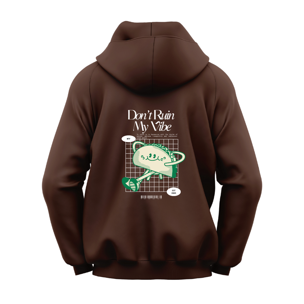 WTF Cartoon Hoodie | Don't Ruin My Vibe - Image 16