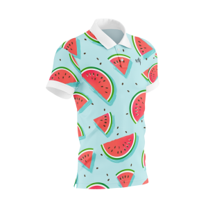 WTF Golf Shirt | Wild Watermelon