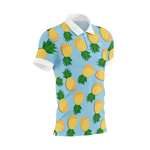WTF Golf Shirt | Playful Pineapple