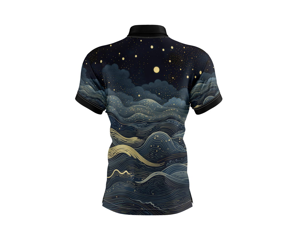WTF Golf Shirt | Midnight Mist - Image 2
