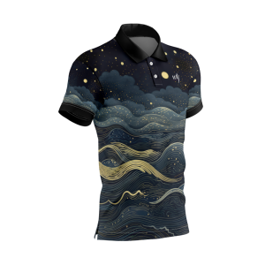 WTF Golf Shirt | Midnight Mist