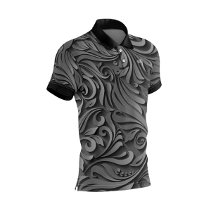 WTF Golf Shirt | Black Brilliance