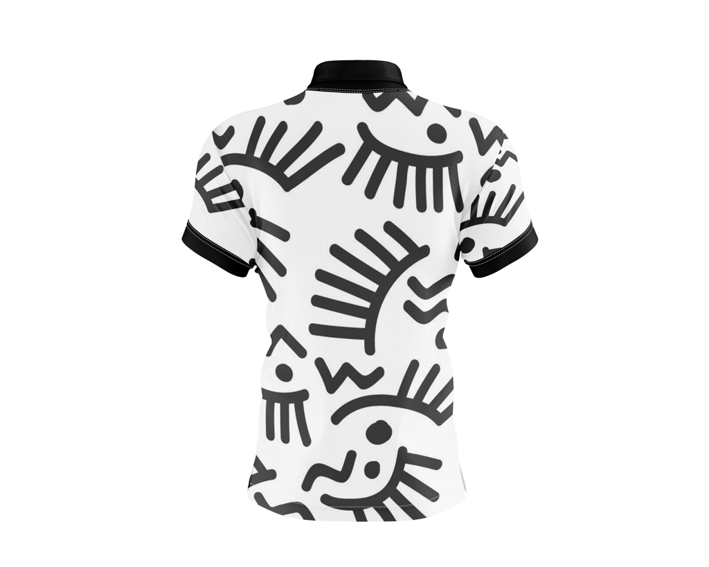 WTF Golf Shirt | Hieroglyphic Harmony - Image 2