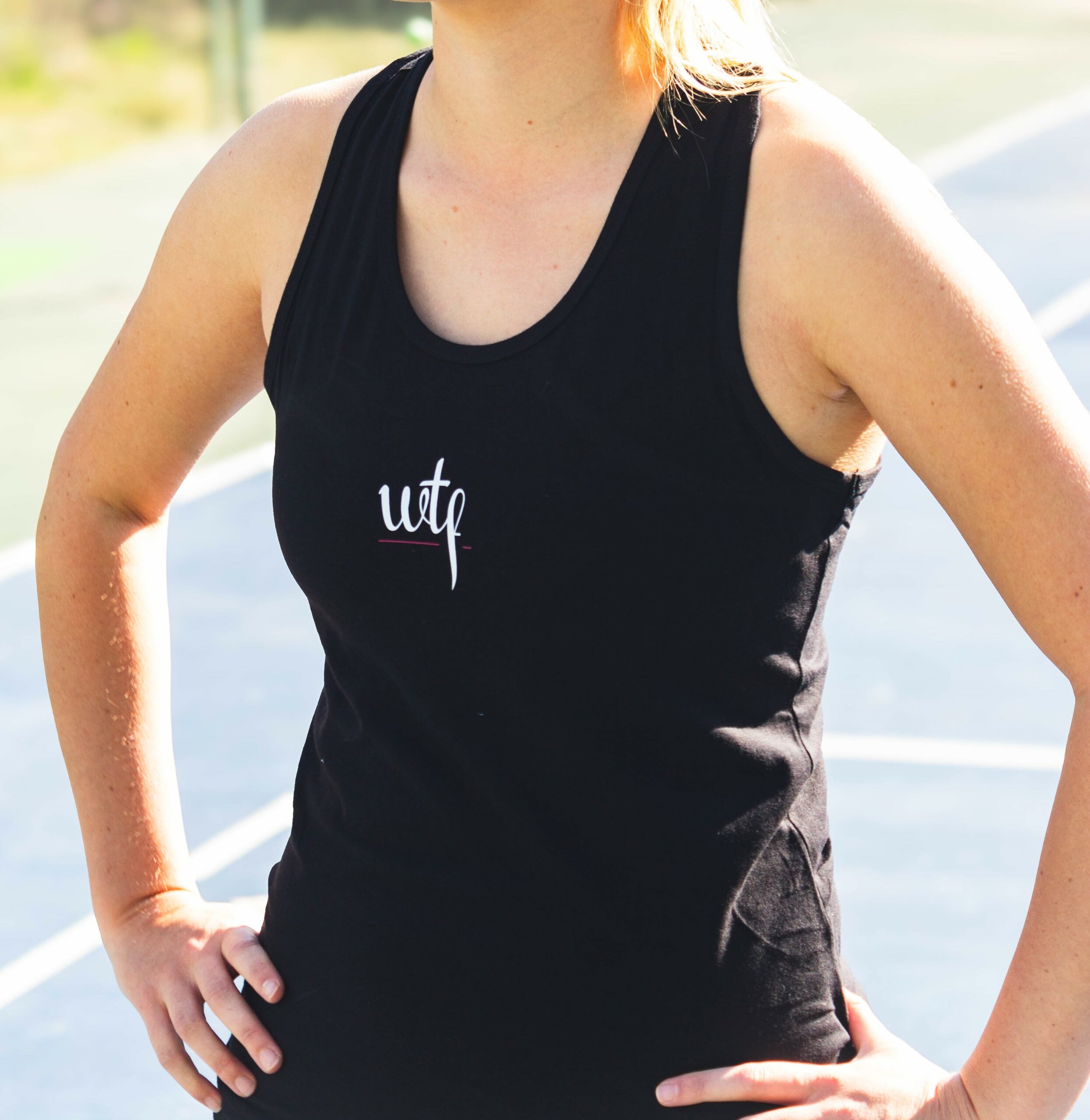 WTF Ladies Racerback Vest | Classic Logo - Image 3