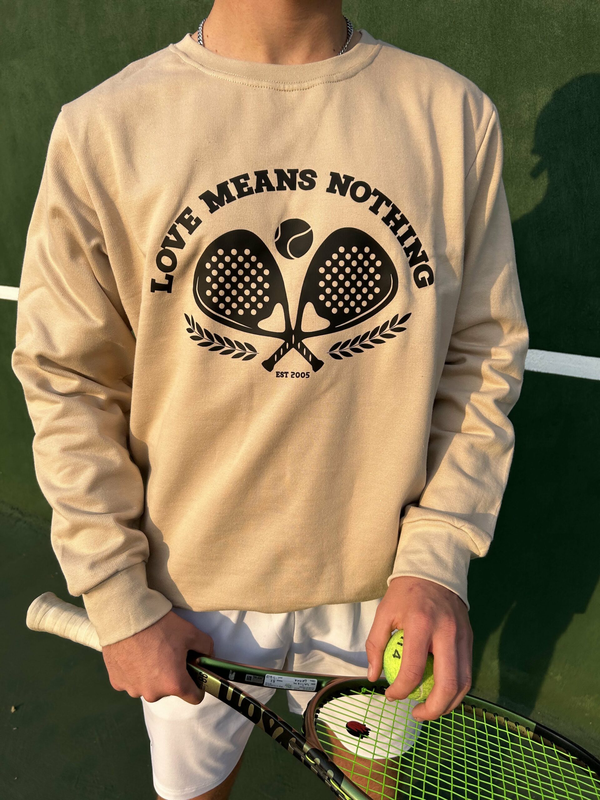 WTF Crew Neck Sweater | Love Means Nothing - Padel - Image 3