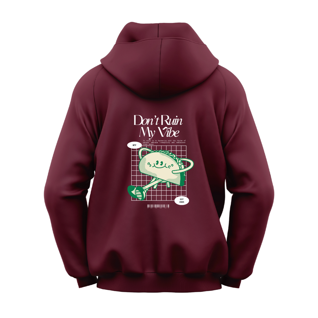 WTF Cartoon Hoodie | Don't Ruin My Vibe - Image 10