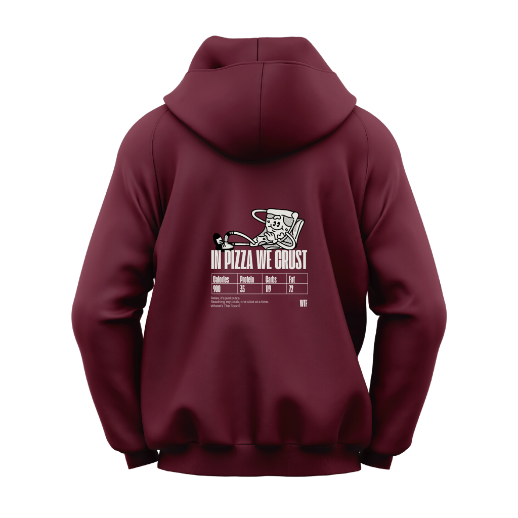 WTF Cartoon Hoodie | In Pizza We Crust - Image 9