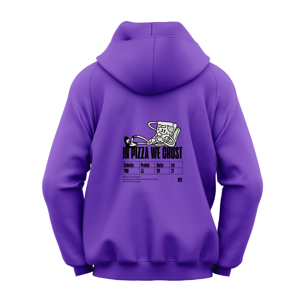 WTF Cartoon Hoodie | In Pizza We Crust - Image 7
