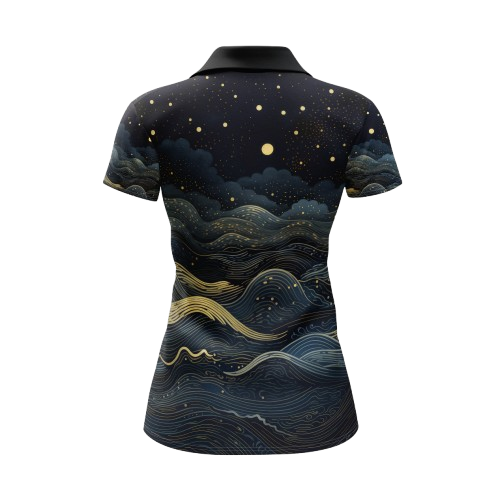WTF Golf Shirt | Midnight Mist - Image 3