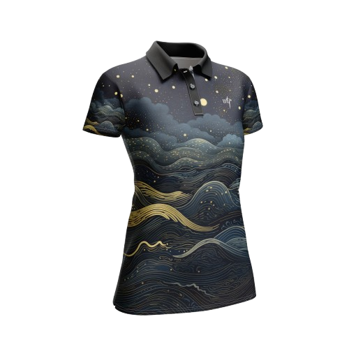 WTF Golf Shirt | Midnight Mist - Image 4
