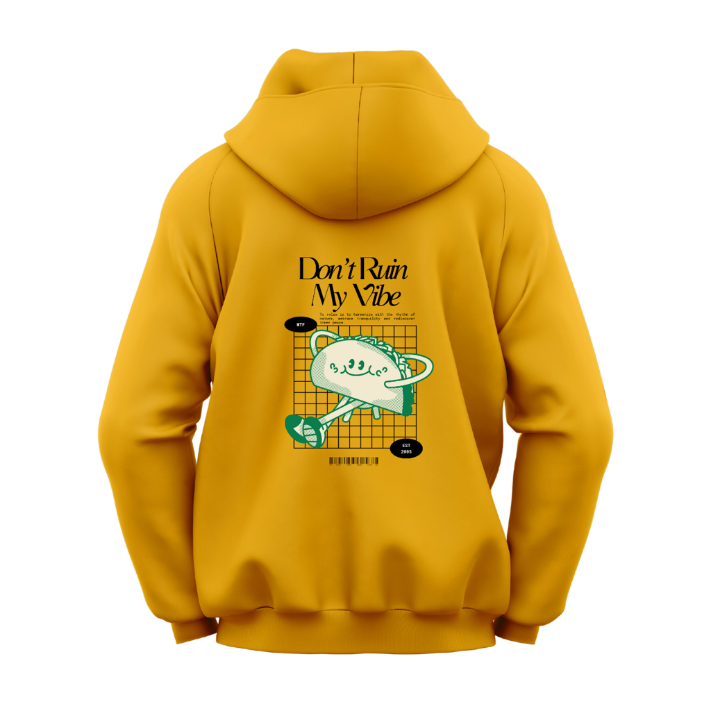 WTF Cartoon Hoodie | Don't Ruin My Vibe - Image 6