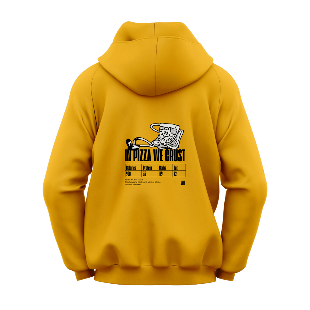 WTF Cartoon Hoodie | In Pizza We Crust - Image 5