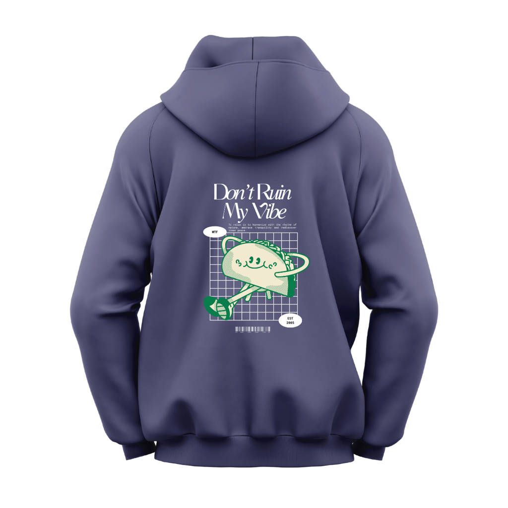 WTF Cartoon Hoodie | Don't Ruin My Vibe - Image 5