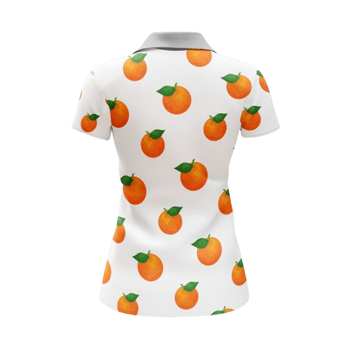 WTF Golf Shirt | Outrageous Orange - Image 4